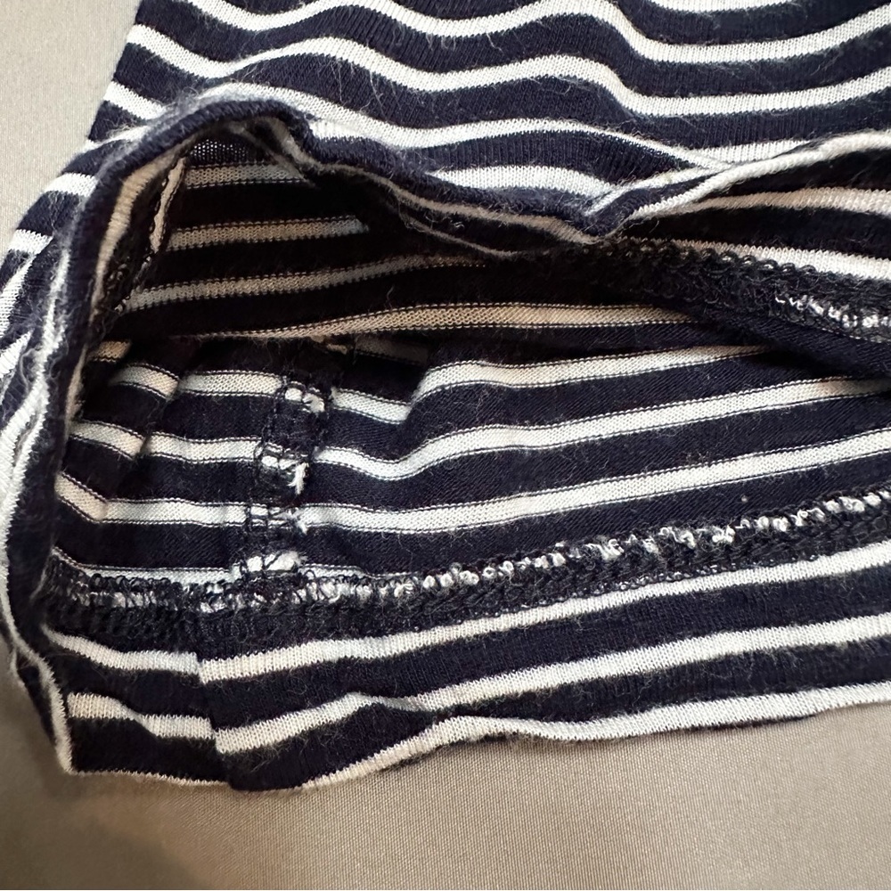 J. CREW navy white striped tank dress, S. - Picture 4 of 9